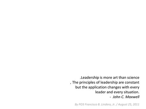 8 Lessons On Leadership Ppt