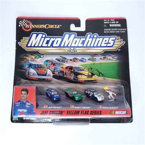 Vintage 1999 Jeff Gordon Winners Circle Micro Machines Wallace Labonte