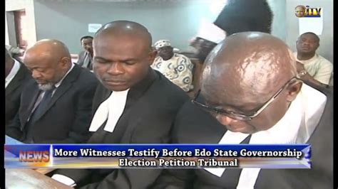 More Witnesses Testify Before Edo State Governorship Election Petition