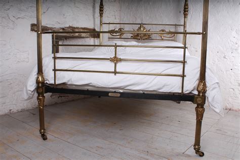 Incredible All Brass 5 King Size Four Poster Bed By Winfield And Co