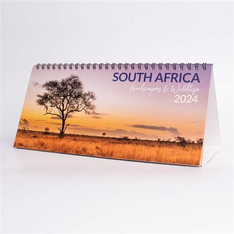 2024 South Africa Landscapes and Wildlife - Desk Top Calendar Medium ...