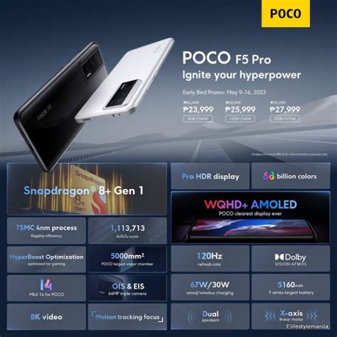 Poco F5 Pro Powered By Snapdragon 8 Gen 1 A 120hz Amoled Dotdisplay Announced Priced Ready