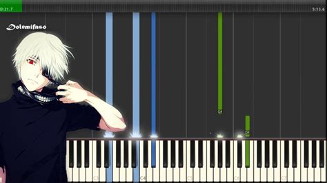 Tokyo Ghoul Glassy Sky Piano Tutorial Easy Youtube