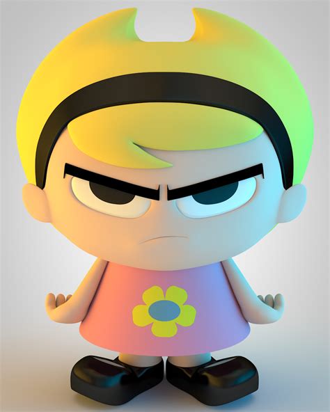 3d Mandy Grim Adventures Of Billy And Mandy By Heycutienicepants On