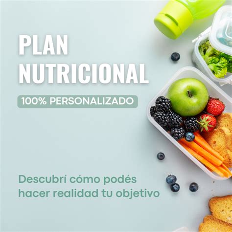 Plan Nutricional Personalizado Nutrición Plant Based