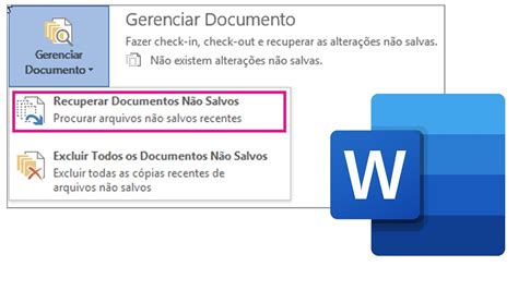 Como Recuperar Documento Do Word N O Salvo Ou Fechado Acidentalmente