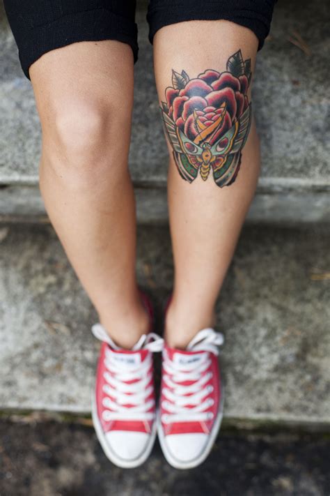 tattoo above the knee 10
