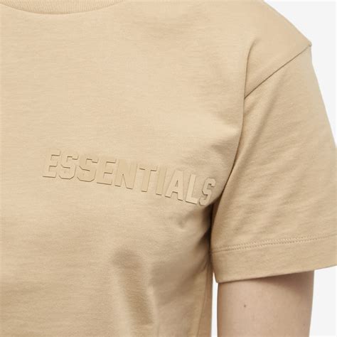 Fear Of God Essentials Essential T Shirt Sand End