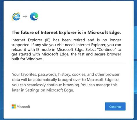 Microsoft Pembaruan Windows Untuk Menonaktifkan Internet Explorer