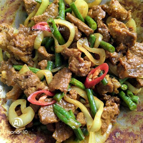 Resepi Daging Goreng Kunyit Sedap Basah Basah Lembab Gaul Dengan Nasi