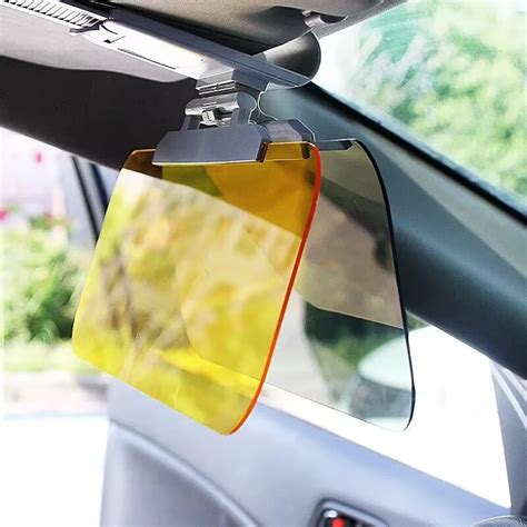 Parasol Para Coche 2 En 1 HD Antiluz Solar Gafas Deslumbrantes Visi N