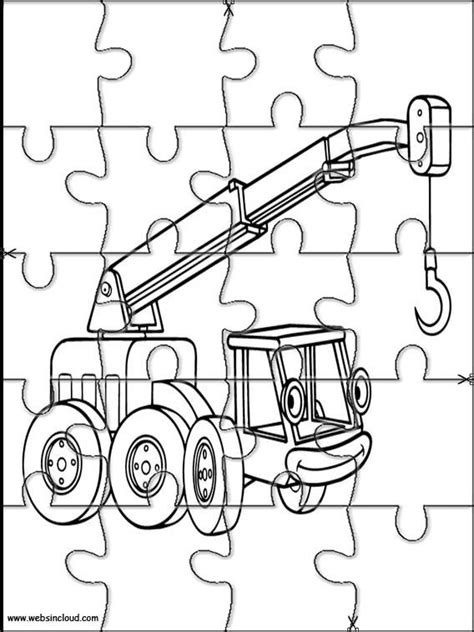 Printable Jigsaw Puzzles for Kids - Bob the Builder