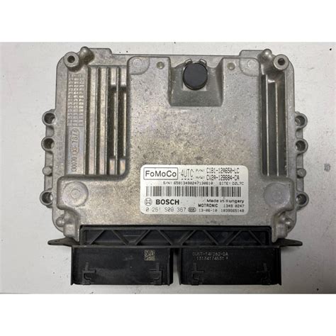 Engine Ecu Bosch Med1701 0261s09367 Ford C1b1 12a650 Lc Cv2a 12a650