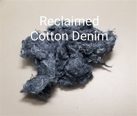 Cotton Shoddy Reclaimed Blue Cotton Fiber Denim Jeans Etsy