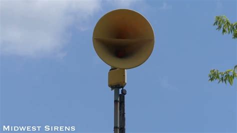 Aca Hurricane 130 Mkii Siren Test Alert Milwaukee Wi Youtube