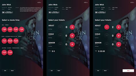 AMC Theatres: Ticket Kiosk :: Behance