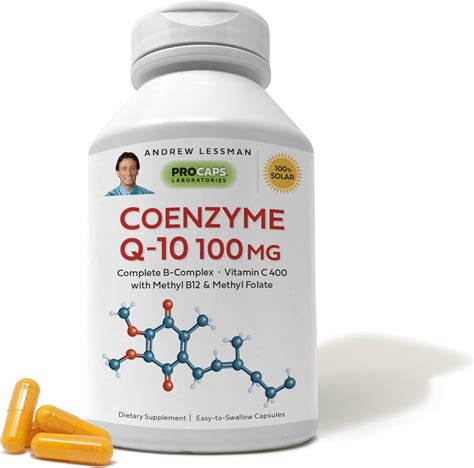 Amazon ANDREW LESSMAN Coenzyme Q 10 100 Mg 30 Capsules Essential