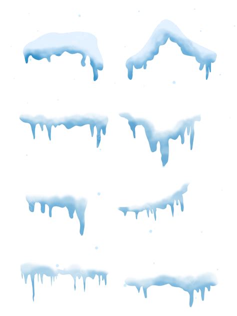 Frozen Snow Png Transparent Hand Drawn Frozen Ice And Snow Effect