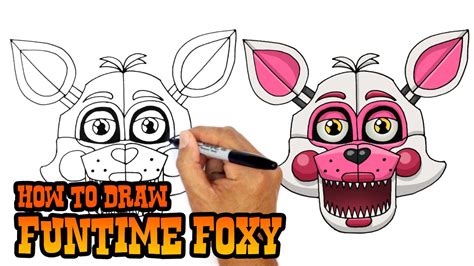 How To Draw Funtime Foxy Fnaf Sister Location Fnaf Characters C4k Academy