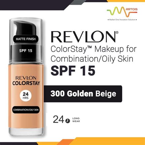 Jual Revlon Colorstay Liquid Foundation 300 Golden Beige For