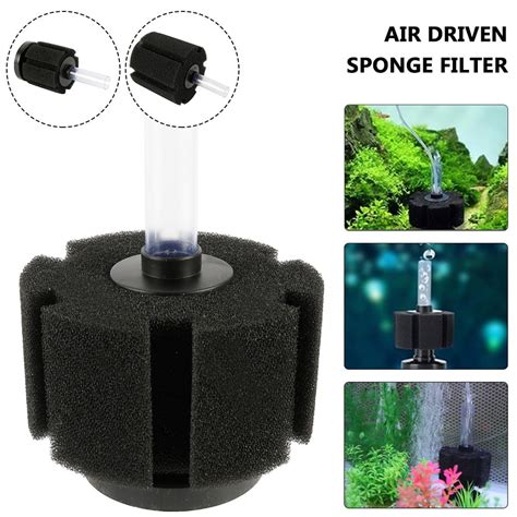 Aquarium Fish Tank Pond Fountain Air Driven Sponge Filter Biochemical