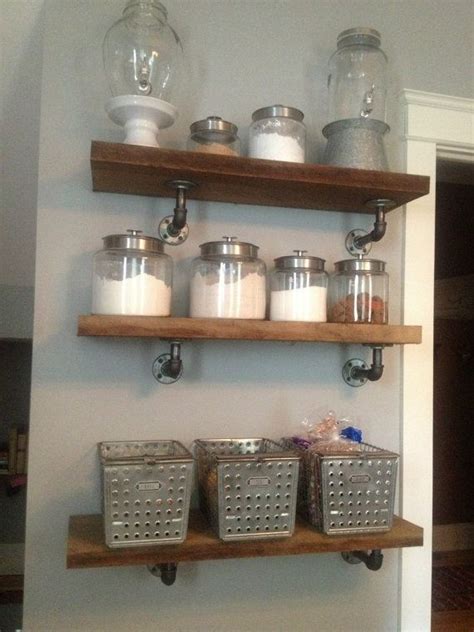 Custom Industrial Style Shelves by Jessi & Co. LLC | CustomMade.com