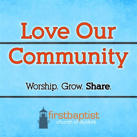 Love Our Community — First Baptist Church Dunkirk