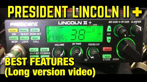 President Lincoln 2 Plus Cb Radio 10 12 Meter Youtube