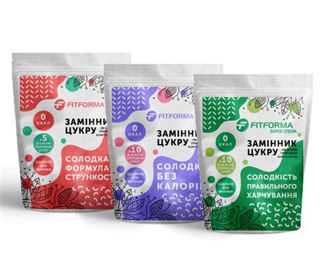 🍙 Сахарозаменители, заменители сахара Fitforma™ - купить по выгодным ...