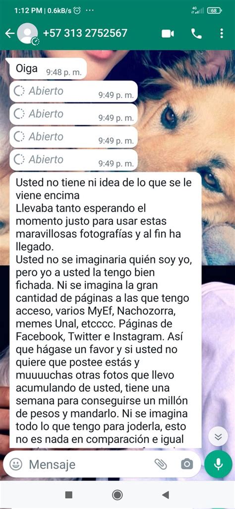 Alfonsina y el mar on Twitter Me están extorsionando con publicar