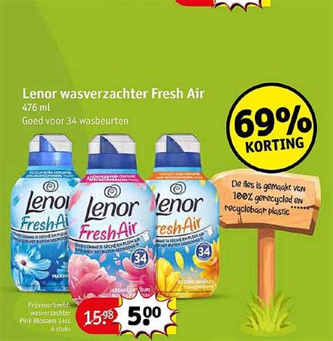 Lenor Wasverzachter Fresh Air Aanbieding Bij Kruidvat Folders Nl