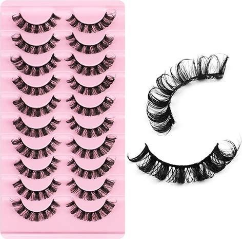 Amazon Xukailai False Eyelashes Pairs Russian Strip Lashes D