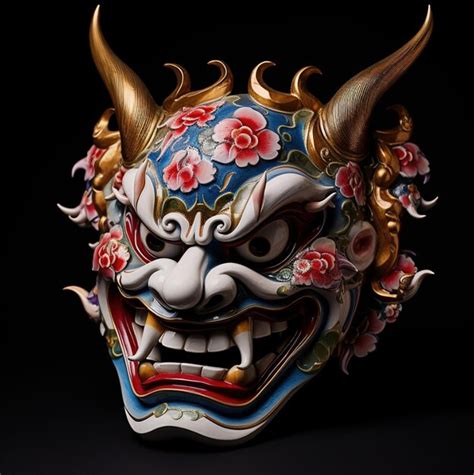 premium ai image  mask   dragon    saysthe dragonon