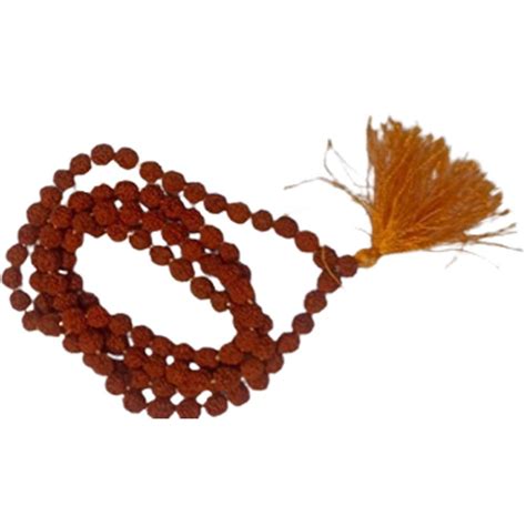 Brown Mukhi Rudraksha Mala Size Mm Shape Round At Best Price In