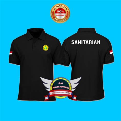 Jual Kaos Kerah Polo Shirt Sanitarian Kaos Polo Hakli Shopee Indonesia