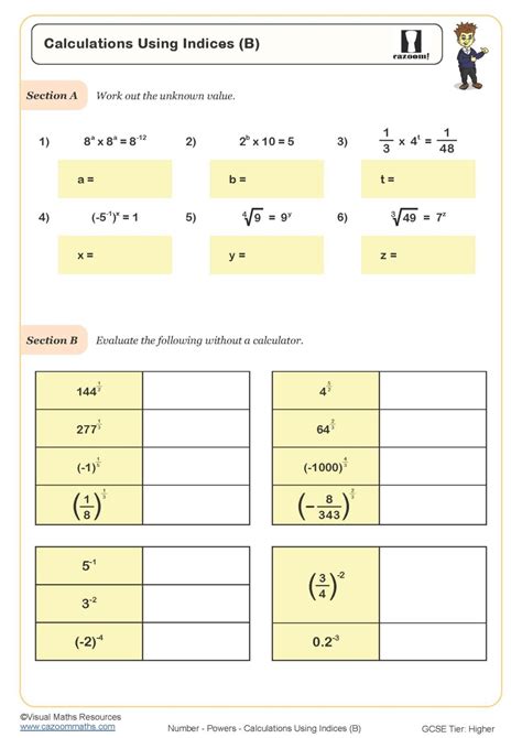 KS4 Maths Worksheets - Printable Maths Worksheets KS4 | Cazoom Maths