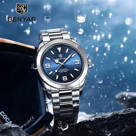 Benyar Reloj De Acero Inoxidable Para Hombre Accesorio Masculino De