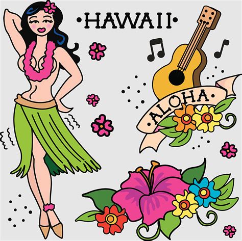 Hula Girls Hula Dance Grass Skirts Grass Skirt Hula Hawaiian