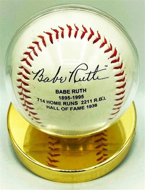 Vintage Avon Babe Ruth Home Runs Hall Of Fame Th