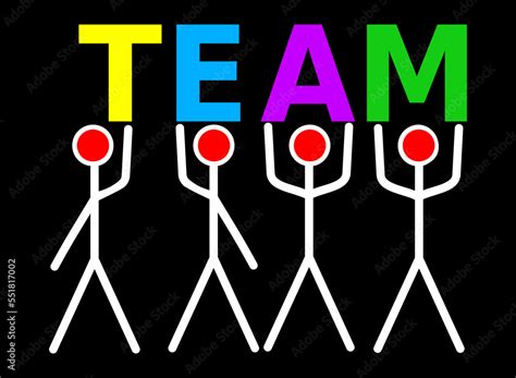 art human characters holding letters team soft skills