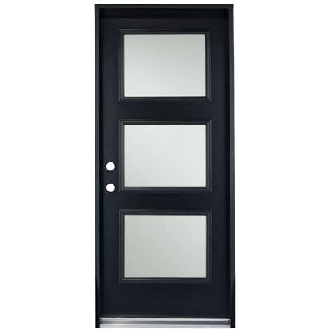 3 Panel Glass Exterior Door Glass Door Ideas