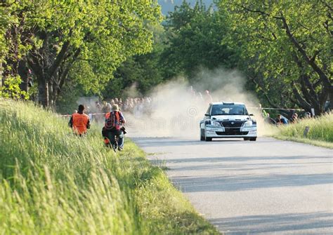 Skoda Car Driving on a Rally Editorial Photo - Image of black, speed ...