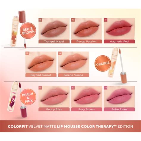 Jual Wardah Colorfit Velvet Matte Lip Mousse Theraphy Exp1126