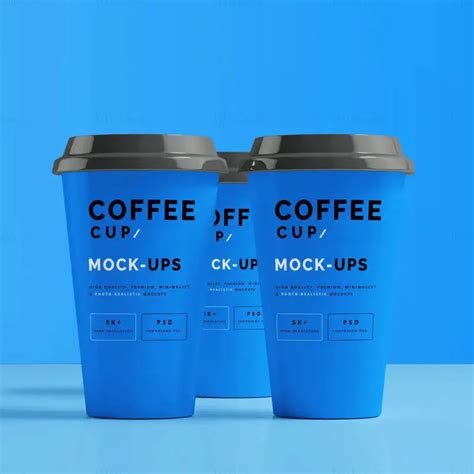 Coffee Cup Mockup Realistic Photoshop Psd