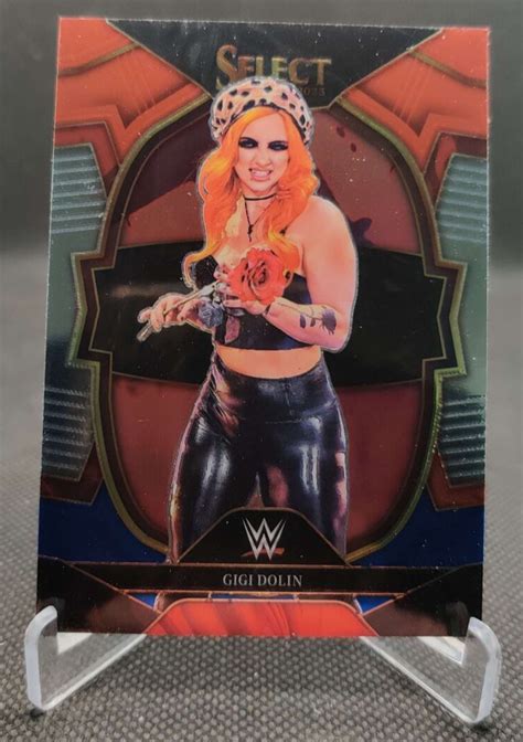 2023 Panini Select WWE Concourse Red Blue 83 Gigi Dolin For Sale