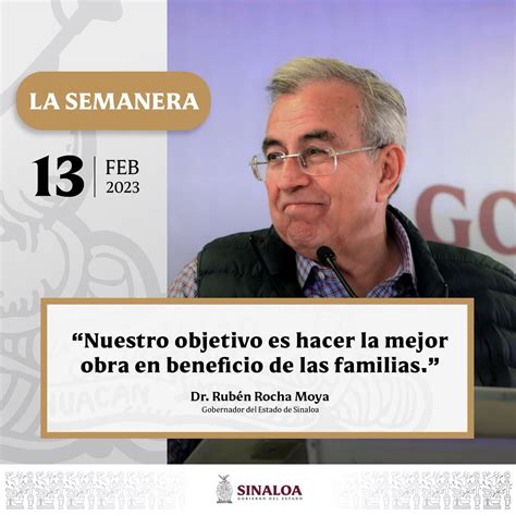 Gobierno Del Estado De Sinaloa On Twitter Lasemanera Lunes De