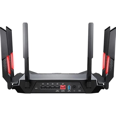 Msi Hern Router Radix Axe Wifi E Tri Band Ghz Ghz Ghz Rgb