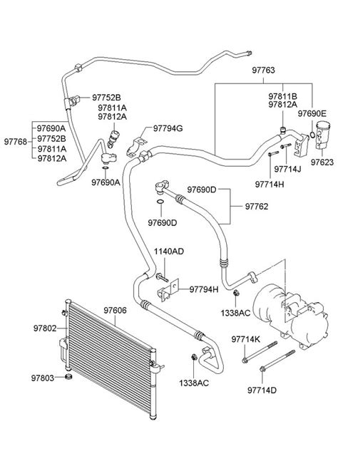 Hyundai Santa Fe Air Conditioning Ac Condenser Fan Motor