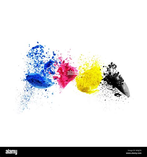 Cyan Magenta Yellow Black Cut Out Stock Images Pictures Alamy