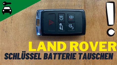 Land Rover Schlüssel Batterie tauschen 1 YouTube